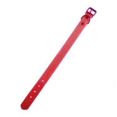 COLLAR BIOTHANE 45CM ROJO